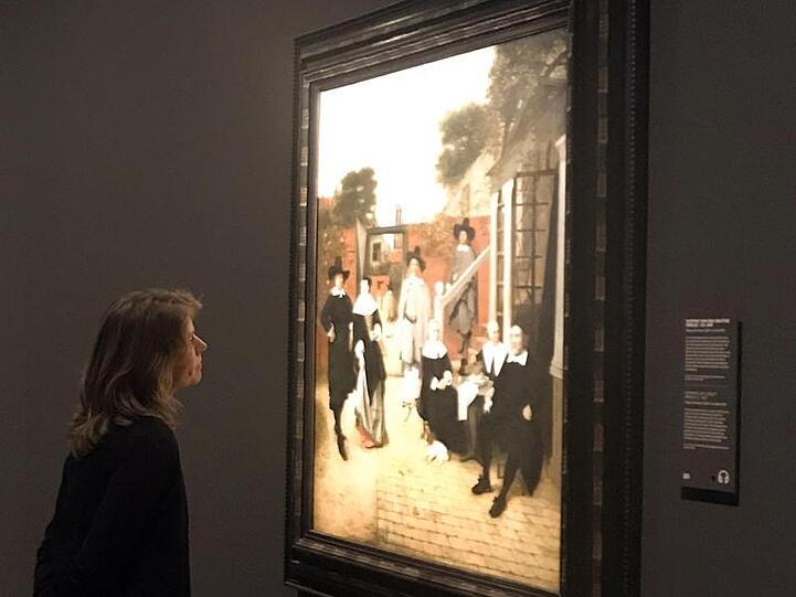 Pieter de Hooch, Porträt einer Delfter Familie, 1657-1660.