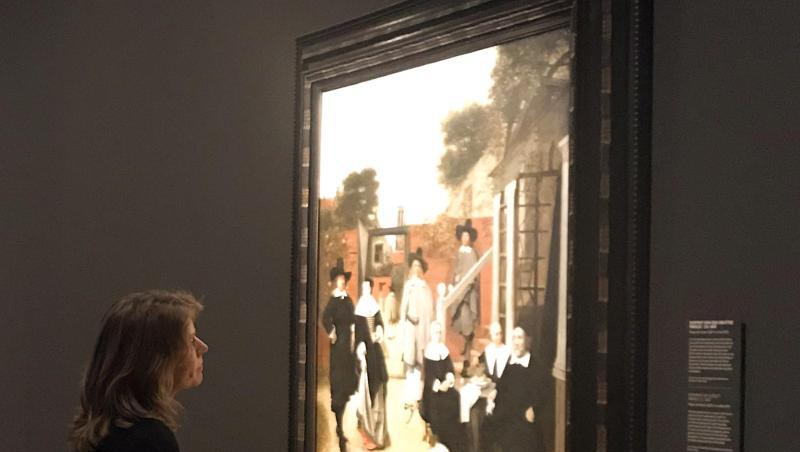 Pieter de Hooch, Porträt einer Delfter Familie, 1657-1660. Pieter de Hooch, Porträt einer Delfter Familie, 1657-1660.