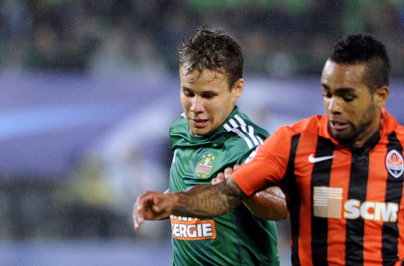 Rapid-Spieler Louis Schaub (Rapid/l.) soll im Fokus des HSB sein.