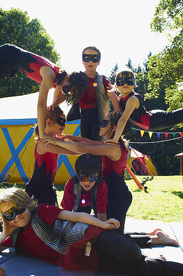 Am Samstag laden die Kinder vom Zirkus Simsala in Harlaching zur großen Zirkus-Gala.