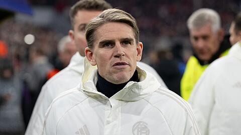 Münchens Sportdirektor Christoph Freund vor dem Spiel.