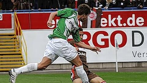 Er war in dieser Saison nur schwer zu bremsen: Fürths Top-Torjäger Christopher Nöthe.