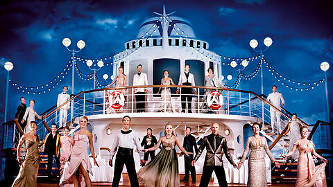 Das Captain's Dinner im Musical.