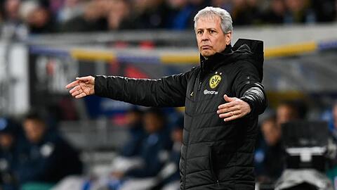 BVB-Trainer Lucien Favre wirkte nach der Niederlage gegen Hoffenheim ratlos.