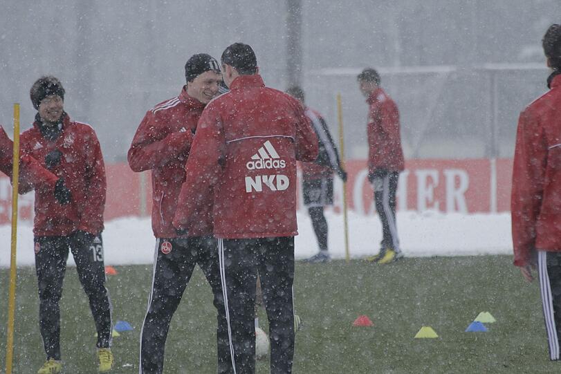 Dienstagtraining nach dem 2:2 gegen Hannover