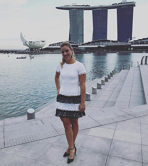 Die deutsche Titelverteidigerin Angelique Kerber.