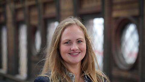 Julia Kuhfuß, hier in Berlin, leitet das Vorhaben "Lightgate". (Archivbild)