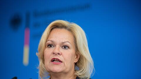 Nancy Faeser (SPD), Bundesministerin des Innern und Heimat.