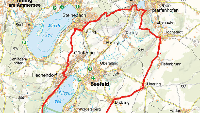 Zwischen Ammersee und Wesselinger See: Unterwegs im Land der vielen Seen Zwischen Ammersee und Wesselinger See: Unterwegs im Land der vielen Seen