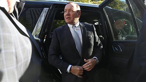 Kevin Spacey bei seiner Ankunft vor Gericht in New York am 6. Oktober.