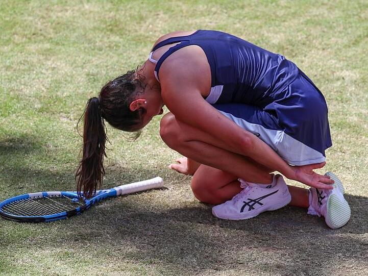 Julia Görges musste ihr Match in Berlin verletzungsbedingt aufgeben.
