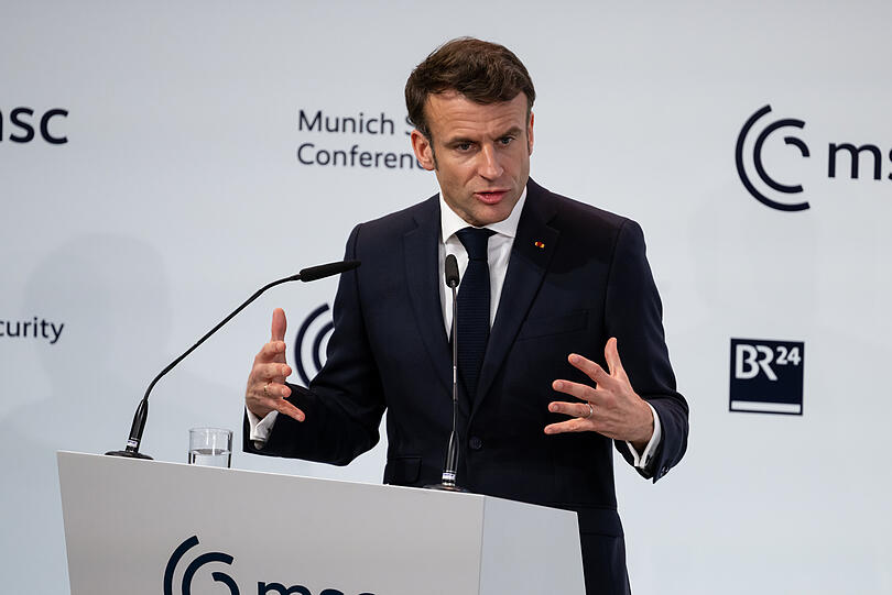 Emmanuel Macron, Präsident von Frankreich.
