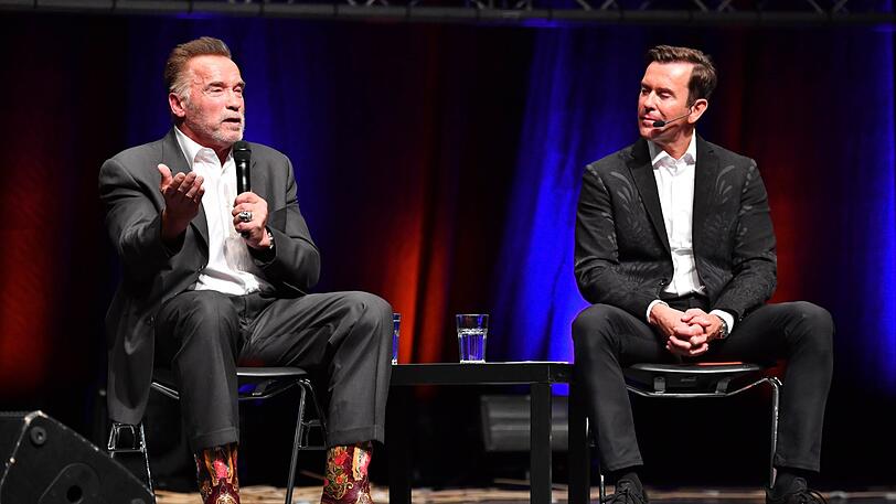 Arnold Schwarzenegger und Jürgen Höller.