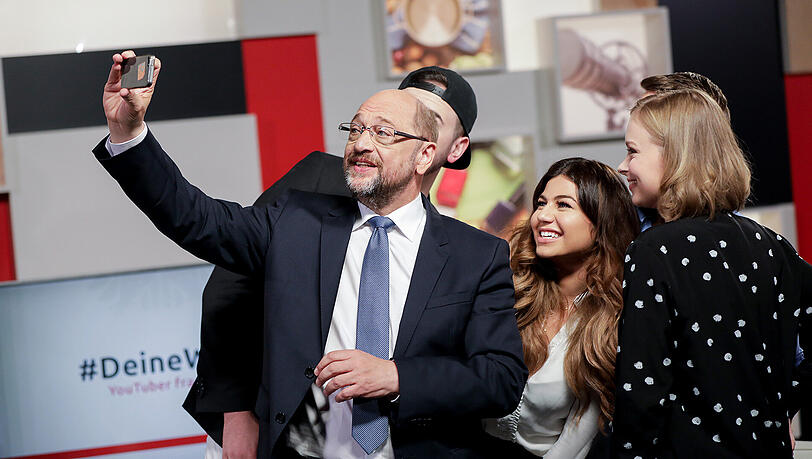 Hatte durchaus Spaß mit den Youtubern: Der SPD-Kanzlerkandidat Martin Schulz. Hatte durchaus Spaß mit den Youtubern: Der SPD-Kanzlerkandidat Martin Schulz.