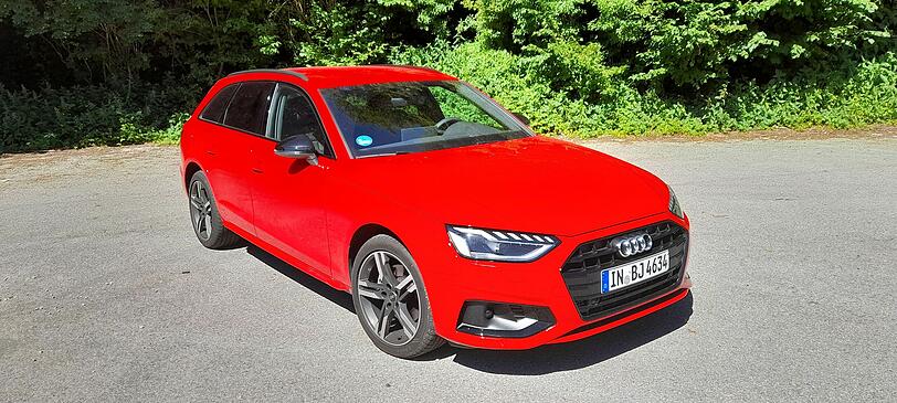 Der schicke A4 Avant g-tron ist äußerlich nicht von seinen Benzin- und Dieselbrüdern zu unterscheiden.