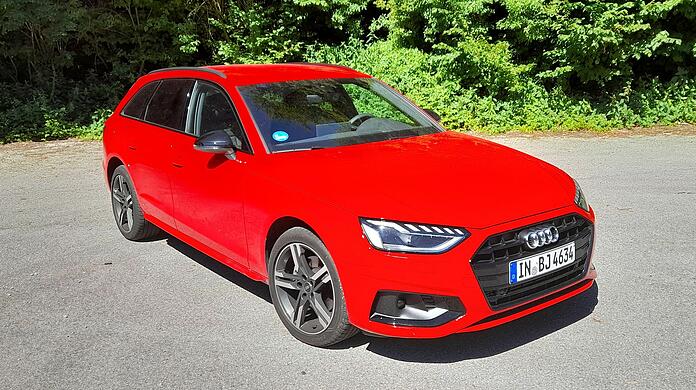 Der schicke A4 Avant g-tron ist äußerlich nicht von seinen Benzin- und Dieselbrüdern zu unterscheiden.
