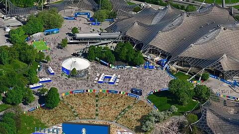 So soll es am Ende aussehen, wenn die Fans im Olympiapark feiern