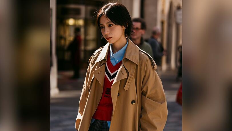 Der Layering-Look: Mehrere Lagen ergänzen sich zu einem einheitlichen Outfit. Der Layering-Look: Mehrere Lagen ergänzen sich zu einem einheitlichen Outfit.