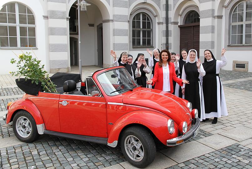 Uschi Dämmrich von Luttitz hat das Kloster Waldsassen besucht.