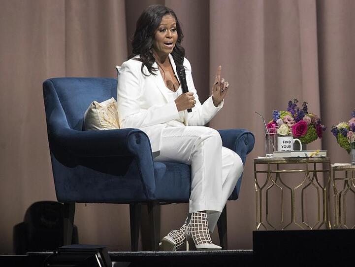 Michelle Obama, ehemalige First Lady der USA, bei ihrer Buchvorstellung in New York.