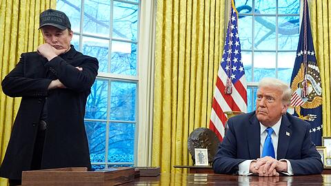 Ohne Starlink wäre die Ukraine am Ende, sagt Tech-Milliardär Musk, der US-Präsident Trump nahesteht. (Archivbild)