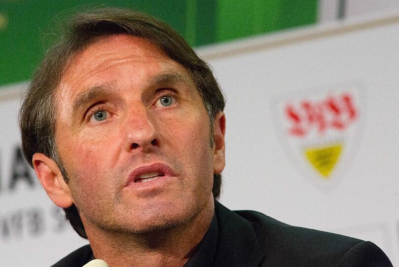 VFB Stuttgart Trainer Bruno Labadia.