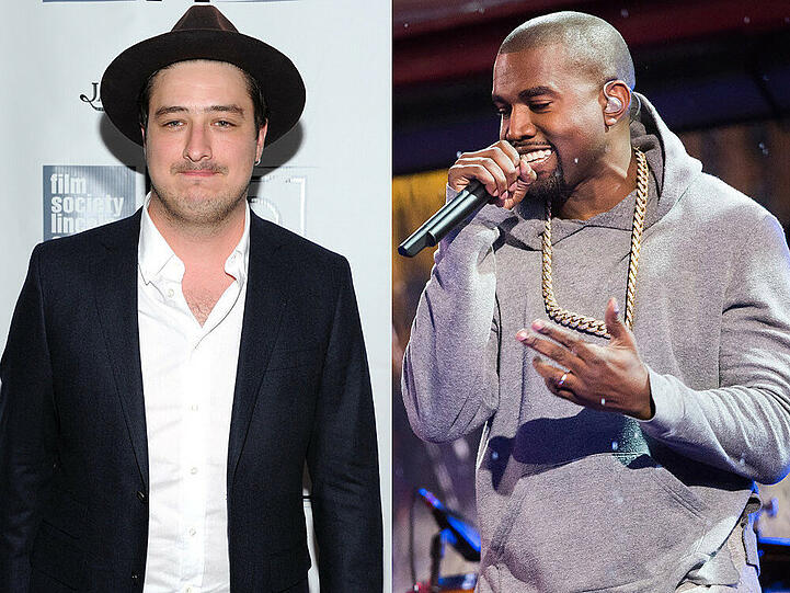 Marcus Mumford (l.) findet Kanye West "Rock'n'Roll"