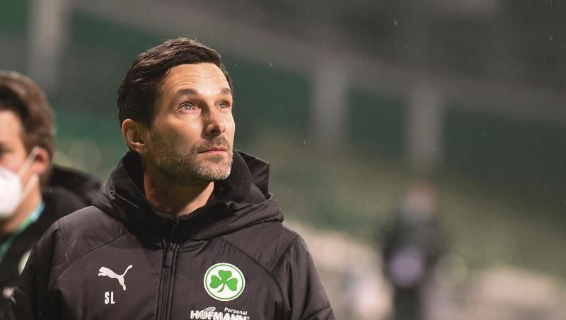 Fürths Trainer Stefan Leitl.