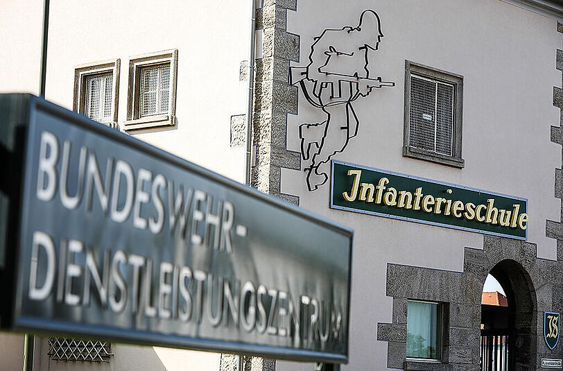Die Infanterieschule in Hammelburg. Hier werden kurdische Peschmerga-Soldaten für den Kampf gegen IS ausgebildet.