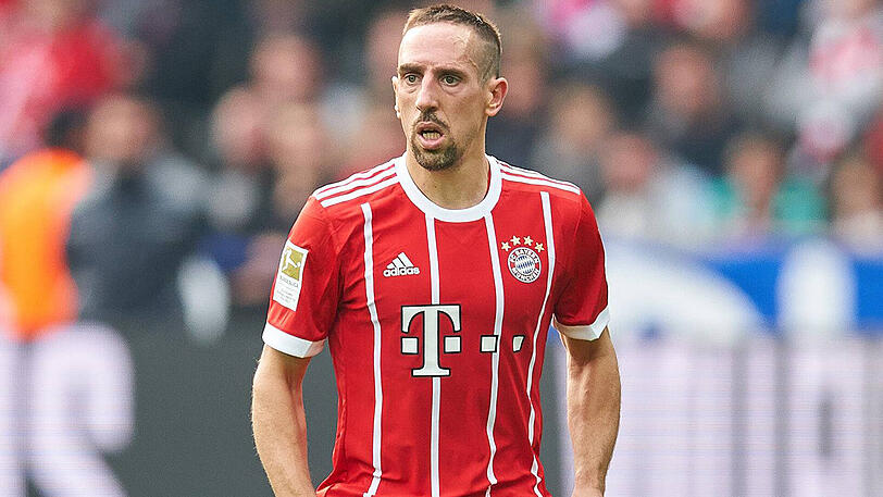 FRANCK RIBERY - KEINE NOTE. Auch er kehrte nach seiner Verletzung auf den Platz zurück - für die letzte Minute.