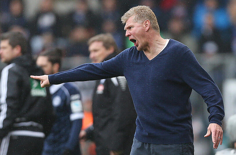 Paderborns Trainer Stefan Effenberg