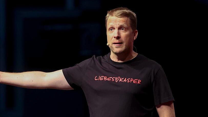 Oliver Pocher auf der Bühne seiner Liebeskasper-Tour.