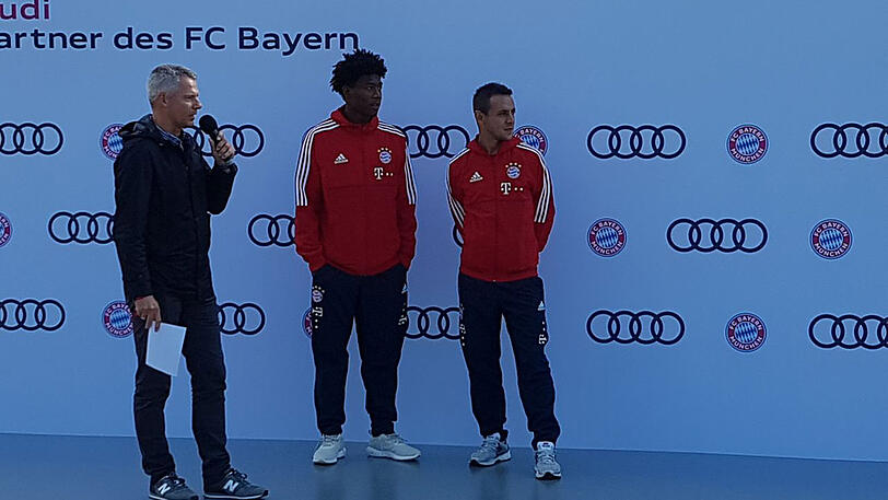 David Alaba und Rafinha.