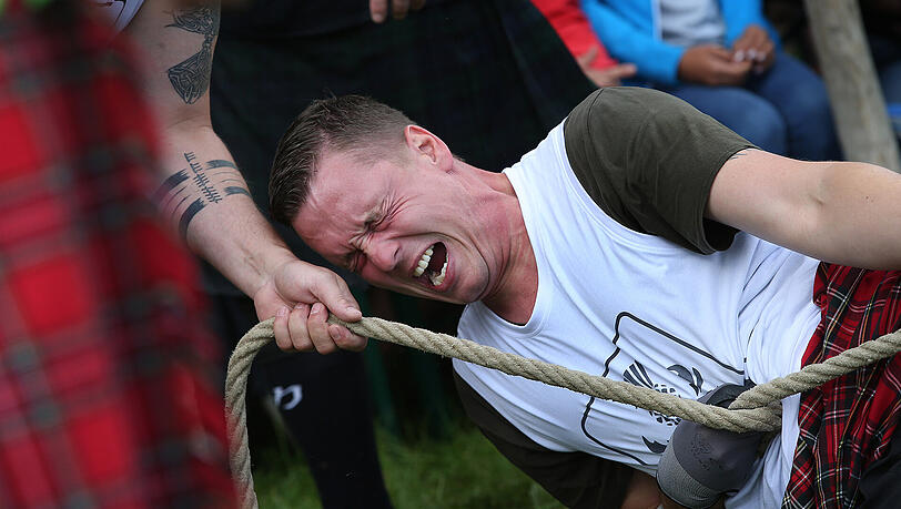 Martialisch im Schottenrock: Die Bilder von den "Highländgames" 2017 in Horgenzell. Martialisch im Schottenrock: Die Bilder von den "Highländgames" 2017 in Horgenzell.