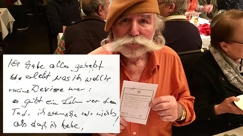 Josef Hörmann (79): "Ich habe alles gehabt und erlebt, was ich wollte. Meine Devise war: Es gibt ein Leben vor dem Tod. Ich wünsche mir nichts, als dass ich lebe."