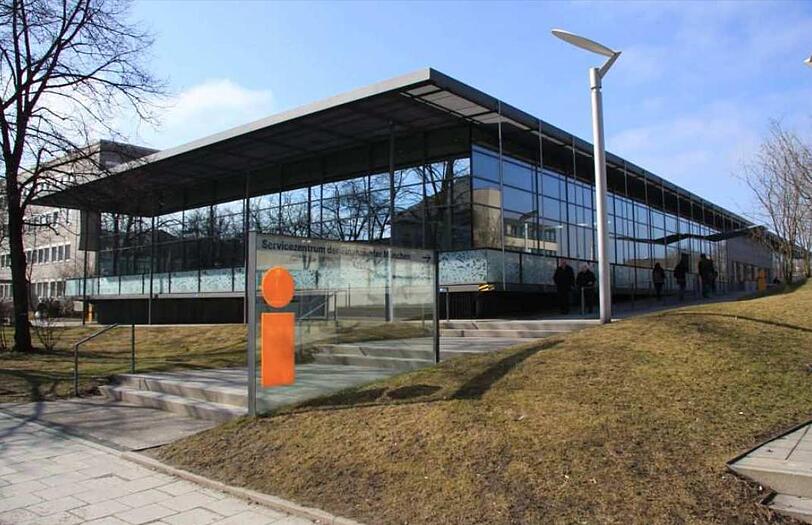 Das Servicezentrum in der Deroystraße.