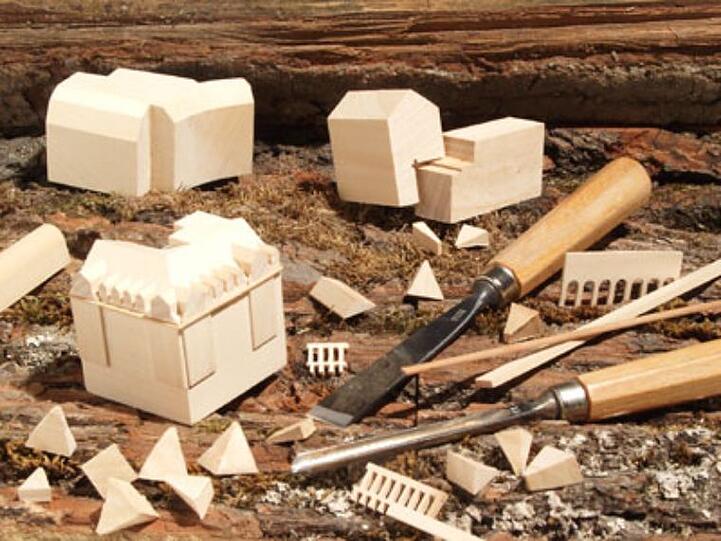 Das Altstadtmodell - eine Miniaturstadt aus Holz.