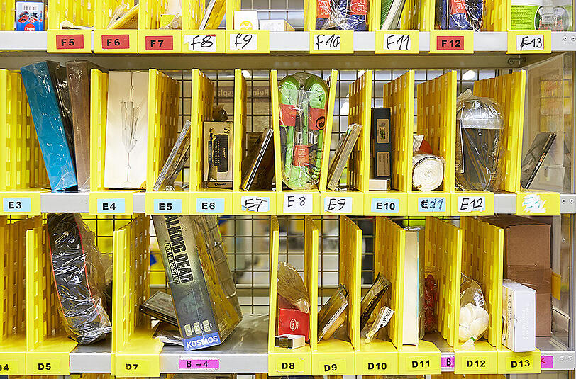 Im Amazon-Logistikzentrum in Koblenz wird gestreikt. Foto: Thomas Frey
