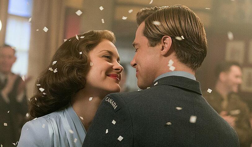 Vorzeige-Paar: Marion Beausejour (Marion Cotillard) und Max Vatan (Brad Pitt) verlieben sich.