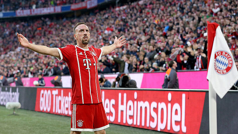 Bleibt über die Saison hinaus beim FC Bayern: Franck Ribéry.