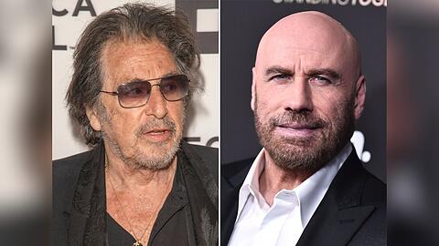 Al Pacino (l.) und John Travolta gehören zum Star-Cast von "Assassination".
