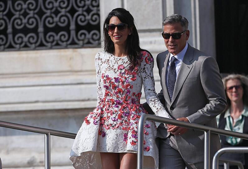 Hochzeit im September 2014: George Clooney und seine Ehefrau Amal