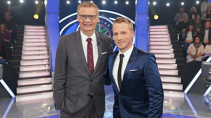 Günther Jauch (l.) mit Oliver Pocher in der Sendung "Das Phänomen Günther Jauch"