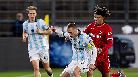 Flog vom Platz: Thore Jacobsen.