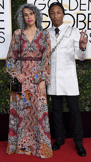 Mimi Valdes und Pharrell Williams.