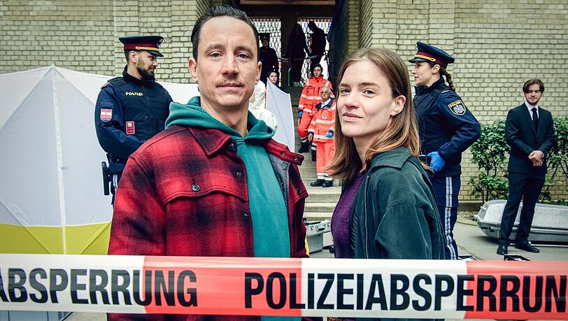 Laurence Rupp und Miriam Fussenegger drehen aktuell ihre erste "Tatort"-Episode.