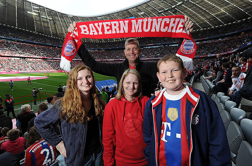 William Stuhreyer zu Gast beim FC Bayern in der Allianz Arena.