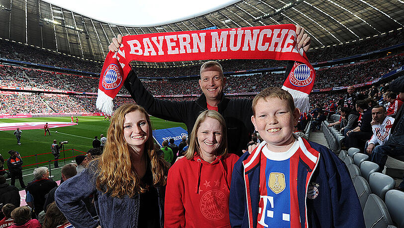 William Stuhreyer zu Gast beim FC Bayern in der Allianz Arena. William Stuhreyer zu Gast beim FC Bayern in der Allianz Arena.