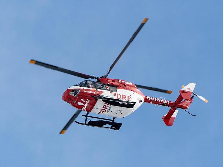 Ein Rettungshubschrauber. Foto: Patrick Seeger/Archivbild