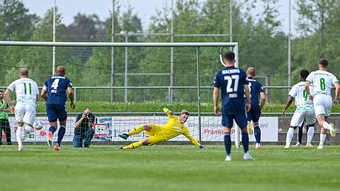 Die SpVgg Unterhaching verliert bei Greuther Fürth II mit 0:2.